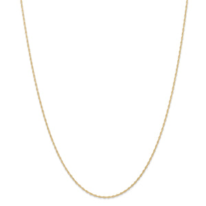 14K 1.15mmCarded Cable Rope Chain