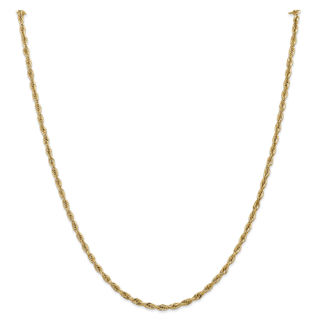 14ky 2.8mm Semi-Solid Rope Chain