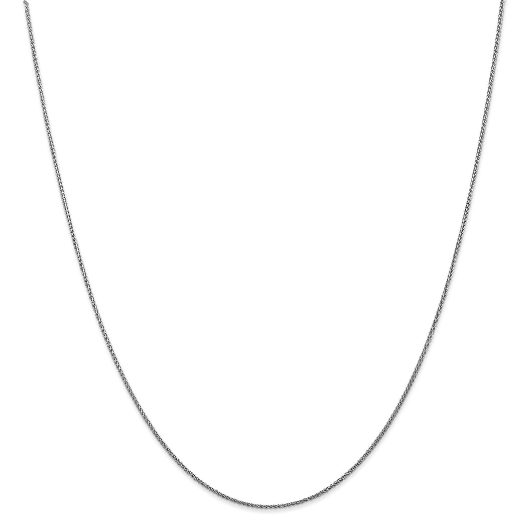 14k WG 1.0mm Spiga D/C Pendant Chain