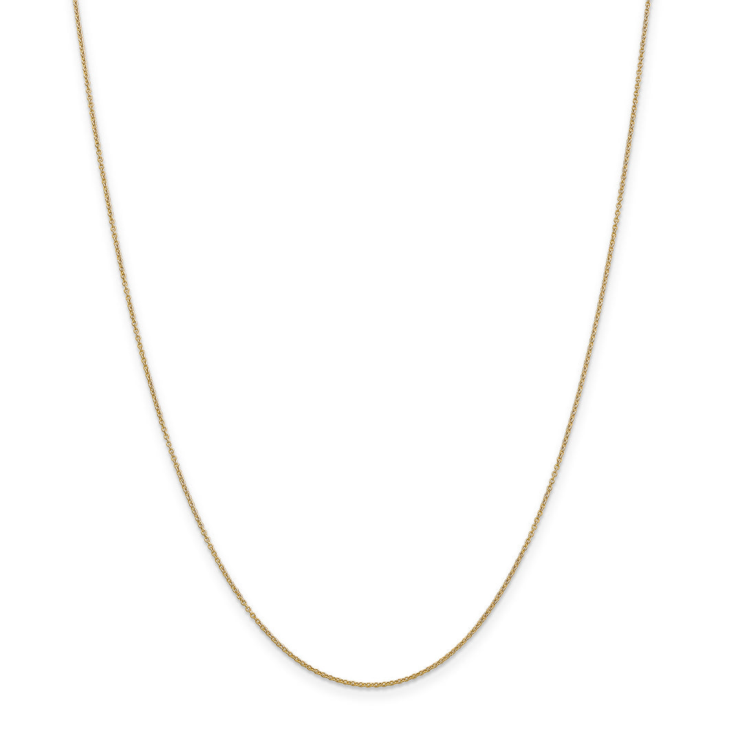 14k .9mm Cable Chain