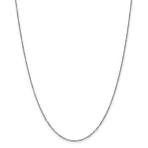 14k WG 1.5mm Cable Chain