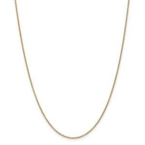 14k 1.4mm Cable Chain