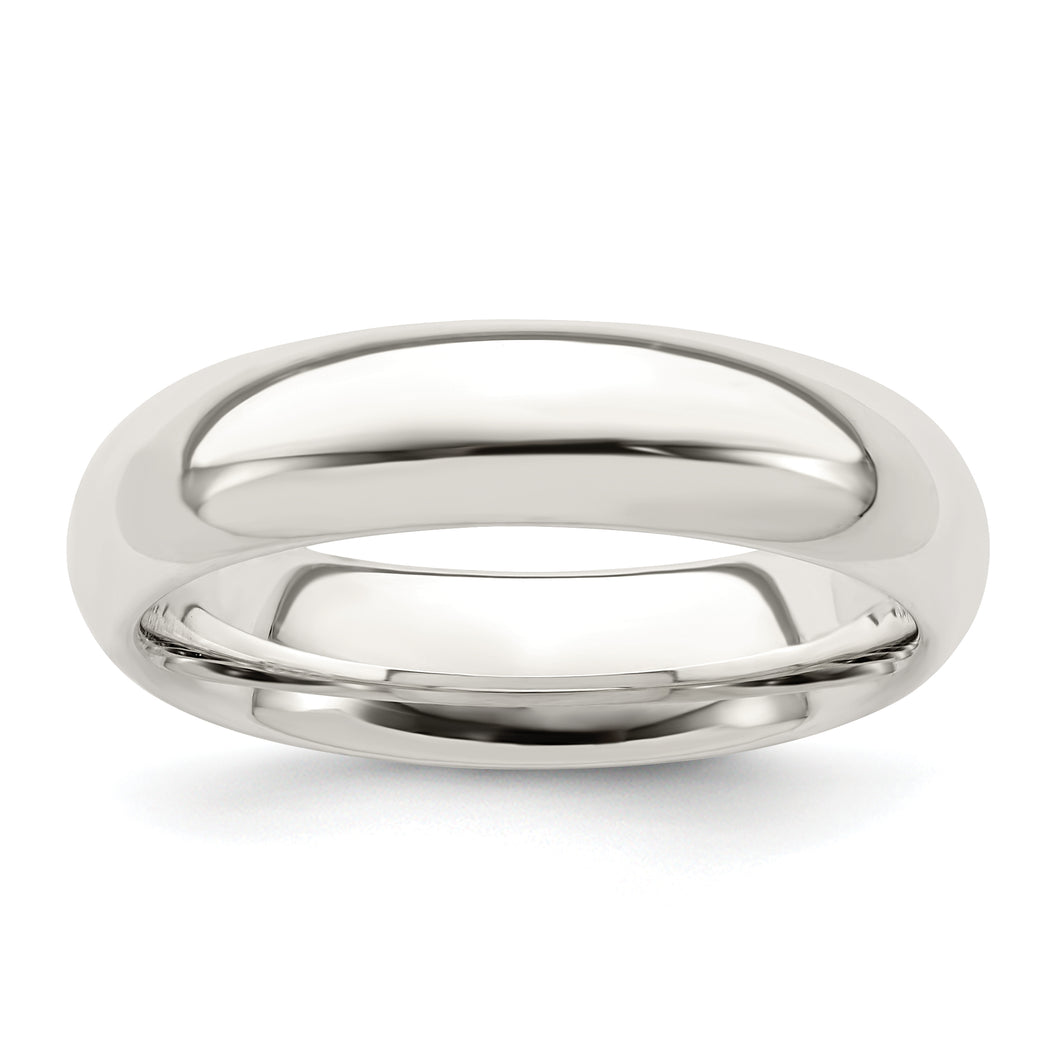 Sterling Silver 5mm Comfort Fit Band