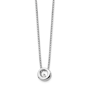 SS White Ice .02ct Diamond Necklace