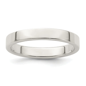 SS 3mm Flat Size 7 Band