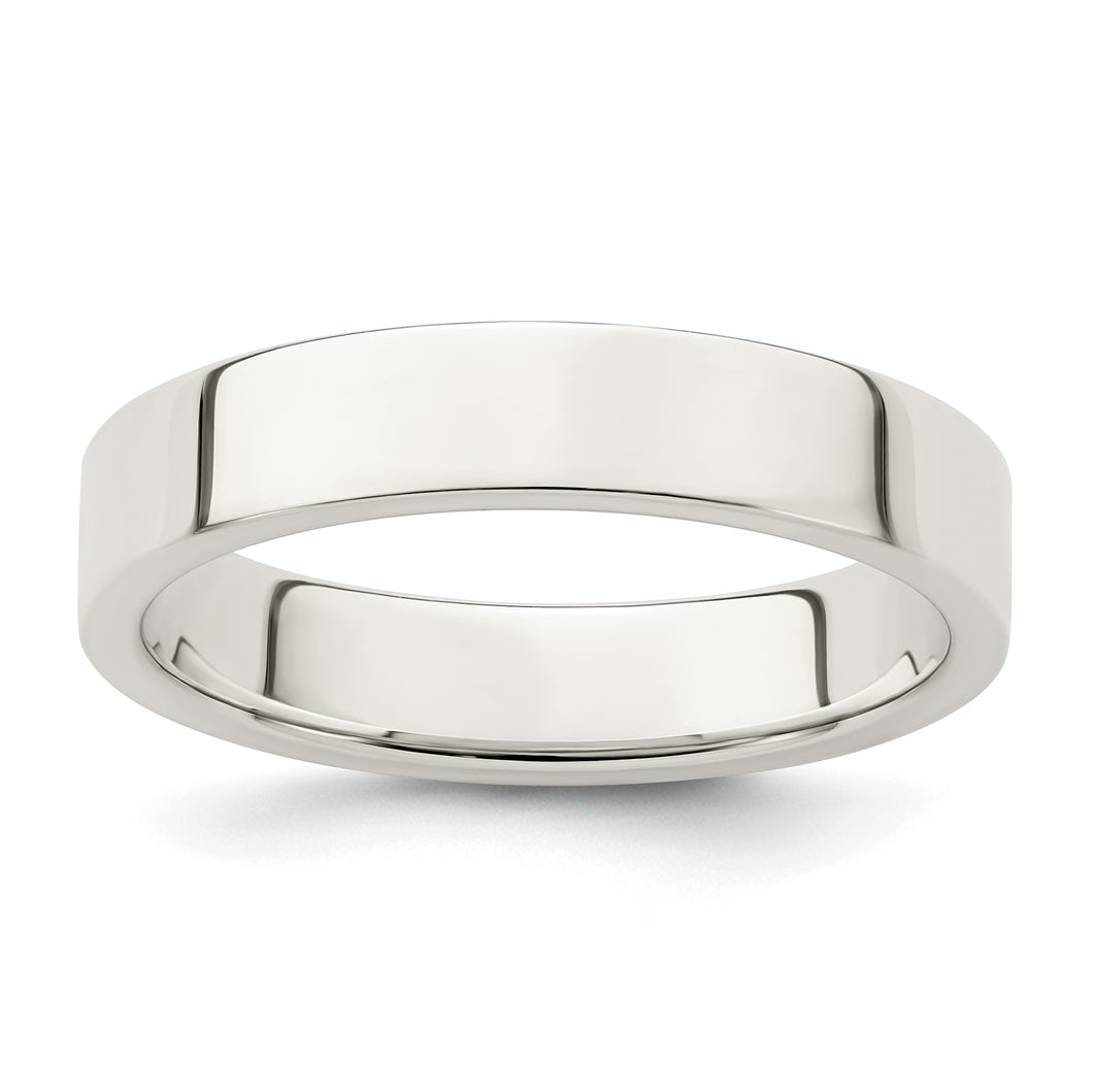 Sterling Silver 4mm Flat Band
