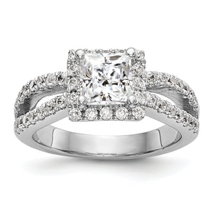 14kw True Origin Lab Grown Diamond VS/SI, D E F, S/M Princess Halo Eng. Ri