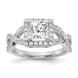 14kw True Origin Lab Grown Diamond VS/SI, D E F, S/M Princess Halo Eng. Ri