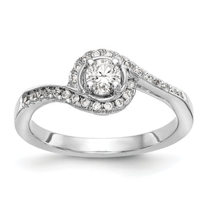 14kw True Origin Lab Grown Diamond VS/SI, D E F, Round S/M By-Pass Eng Rin