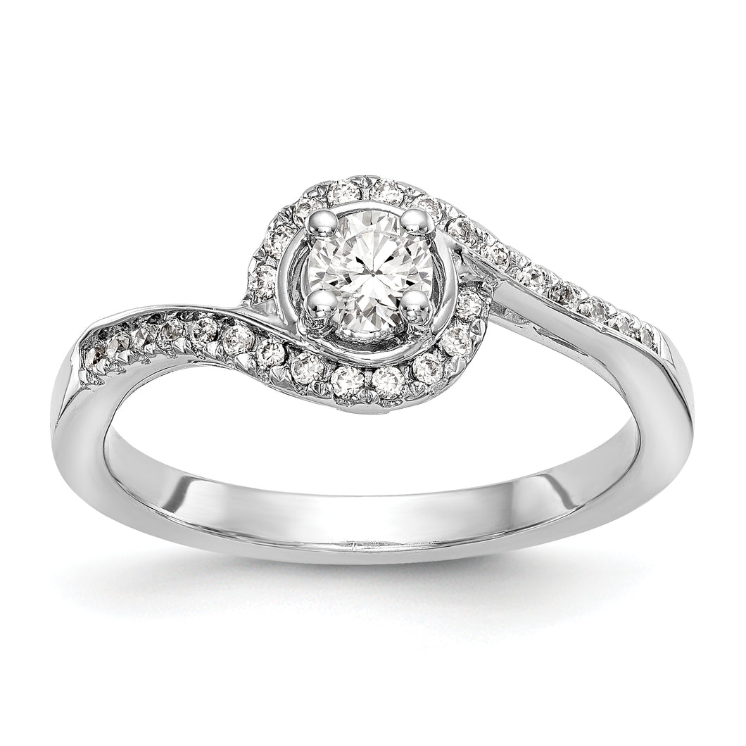 14kw True Origin Lab Grown Diamond VS/SI, D E F, Round S/M By-Pass Eng Rin