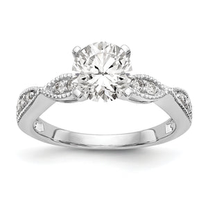 14kw True Origin Lab Grown Diamond VS/SI, D E F, Round S/M Eng. Ring