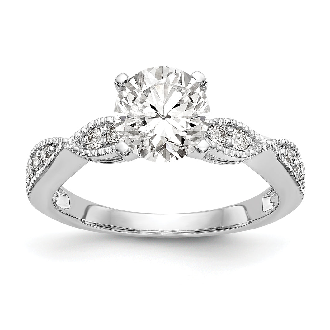 14kw True Origin Lab Grown Diamond VS/SI, D E F, Round S/M Eng. Ring