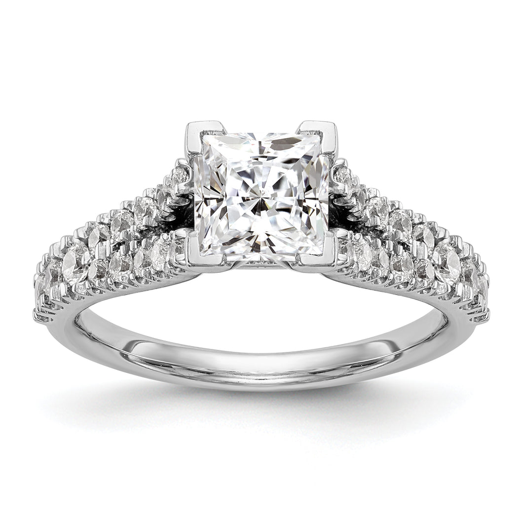 14kw True Origin Lab Grown Diamond VS/SI, D E F, Peg Set Engagement Ring