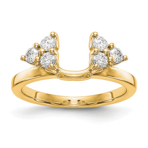 14ky True Origin Lab Grown Diamond VS/SI, D E F, Wrap