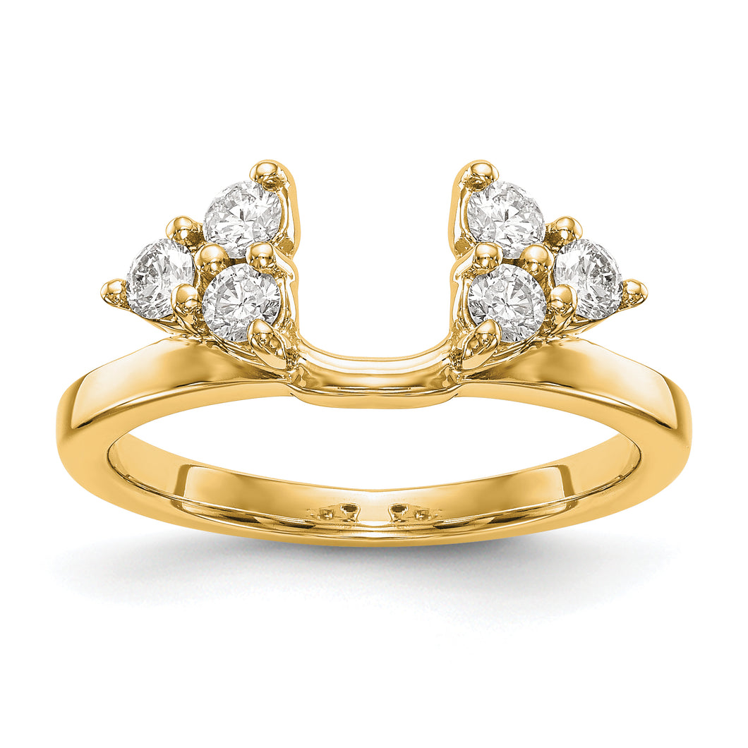 14ky True Origin Lab Grown Diamond VS/SI, D E F, Wrap