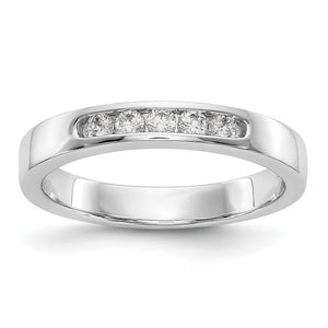14kw True Origin Lab Grown Diamond VS/SI, D E F, 5-Stone Channel Band