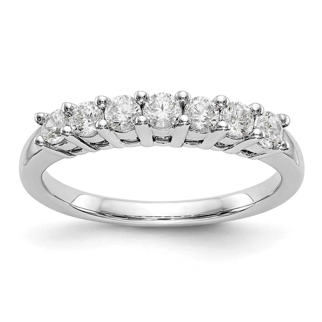 14kw True Origin Lab Grown Diamond VS/SI, D E F, 7-Stone Band