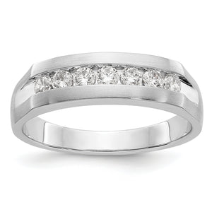 14kw True Origin Lab Grown Diamond VS/SI, D E F, Men's Band