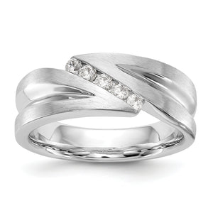 14kw True Origin Lab Grown Diamond VS/SI, D E F, Men's Band