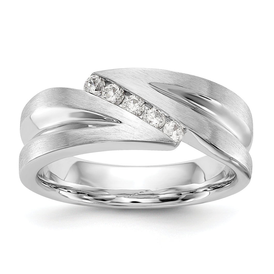 14kw True Origin Lab Grown Diamond VS/SI, D E F, Men's Band