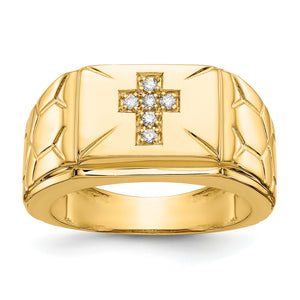 14k VS Diamond men's ring