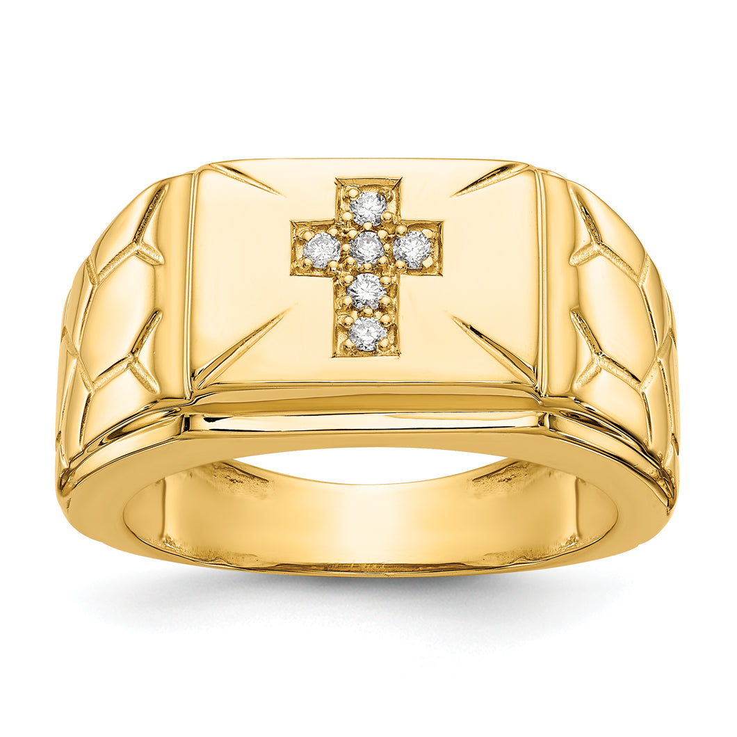 14k VS Diamond men's ring
