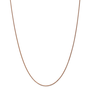 14k D/C Rose Gold 1.2mm Spiga Chain