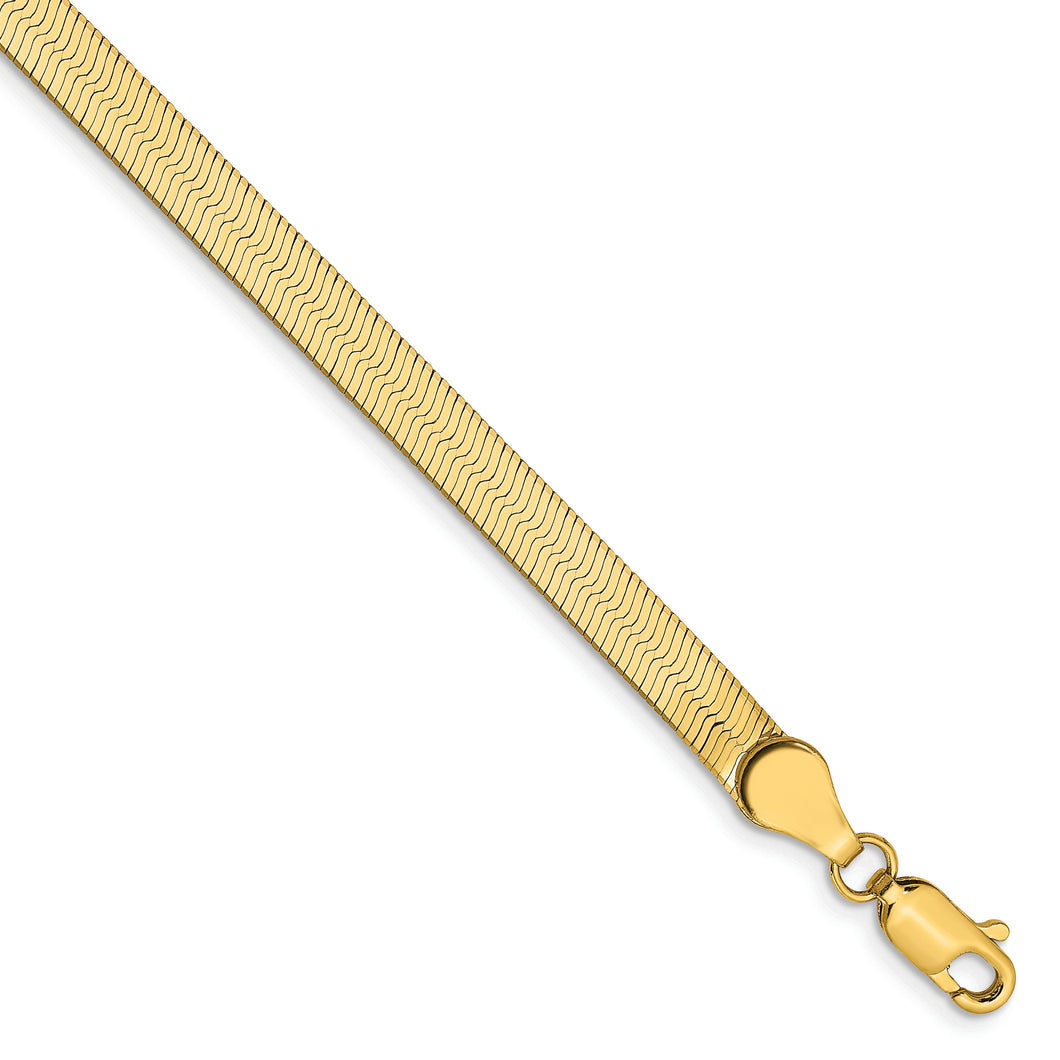 14k 4.0mm Silky Herringbone Chain