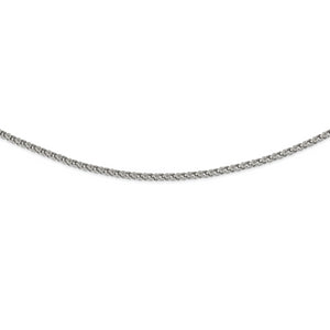 Stainless Steel Polished Fancy Circle Link 22in Chain