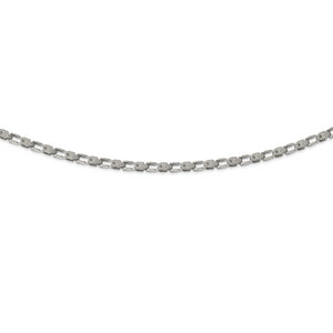 Stainless Steel Polished Fancy Link 18in Chain