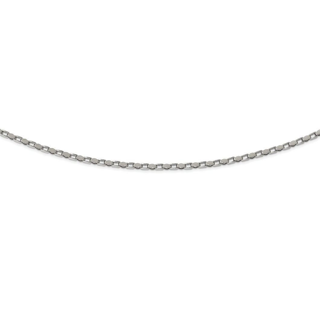 Stainless Steel Polished Fancy Link 24in Chain