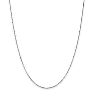 14k WG 1.1mm Box Chain