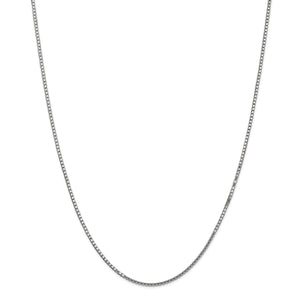 14k WG 1.50mm Box Chain