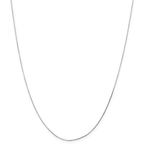 14k WG .70mm Octagonal Snake Chain