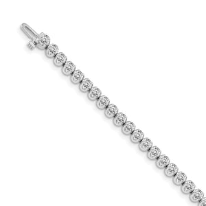 14k White Gold VS Diamond Tennis Bracelet