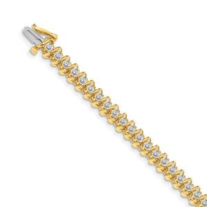 14k VS Diamond Tennis Bracelet