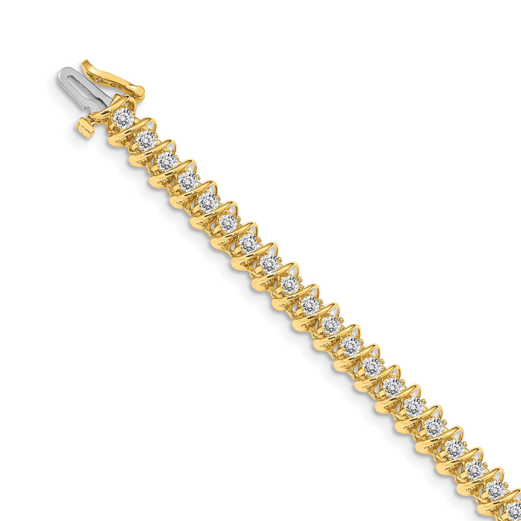 14k VS Diamond Tennis Bracelet