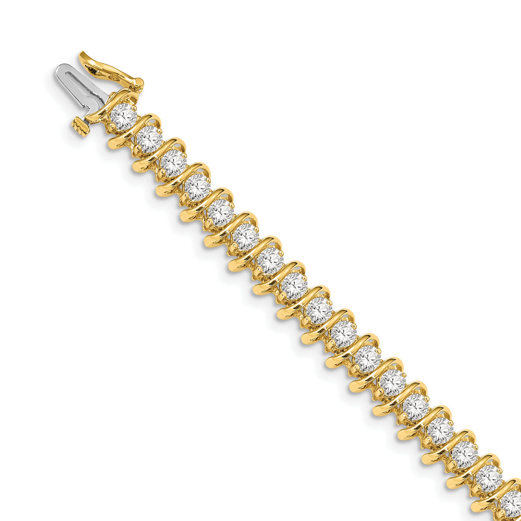14k VS Diamond Tennis Bracelet