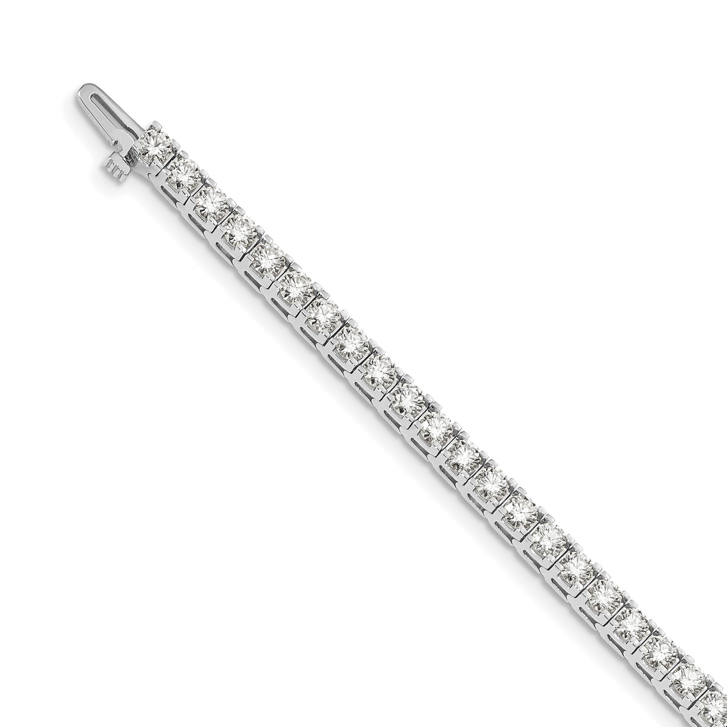 14k White Gold VS Diamond Tennis Bracelet