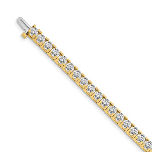 14k AAA Diamond Tennis Bracelet