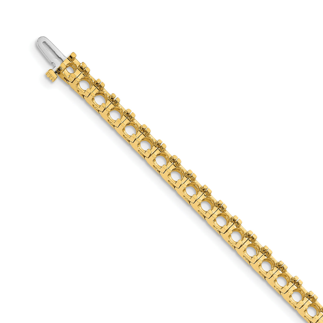 14k Diamond Tennis Bracelet Mounting