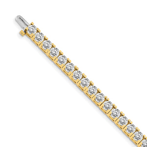 14k AA Diamond Tennis Bracelet