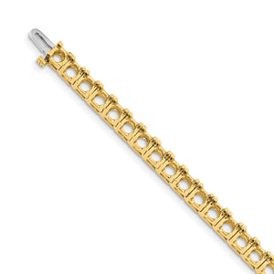 14k Diamond Tennis Bracelet Mounting