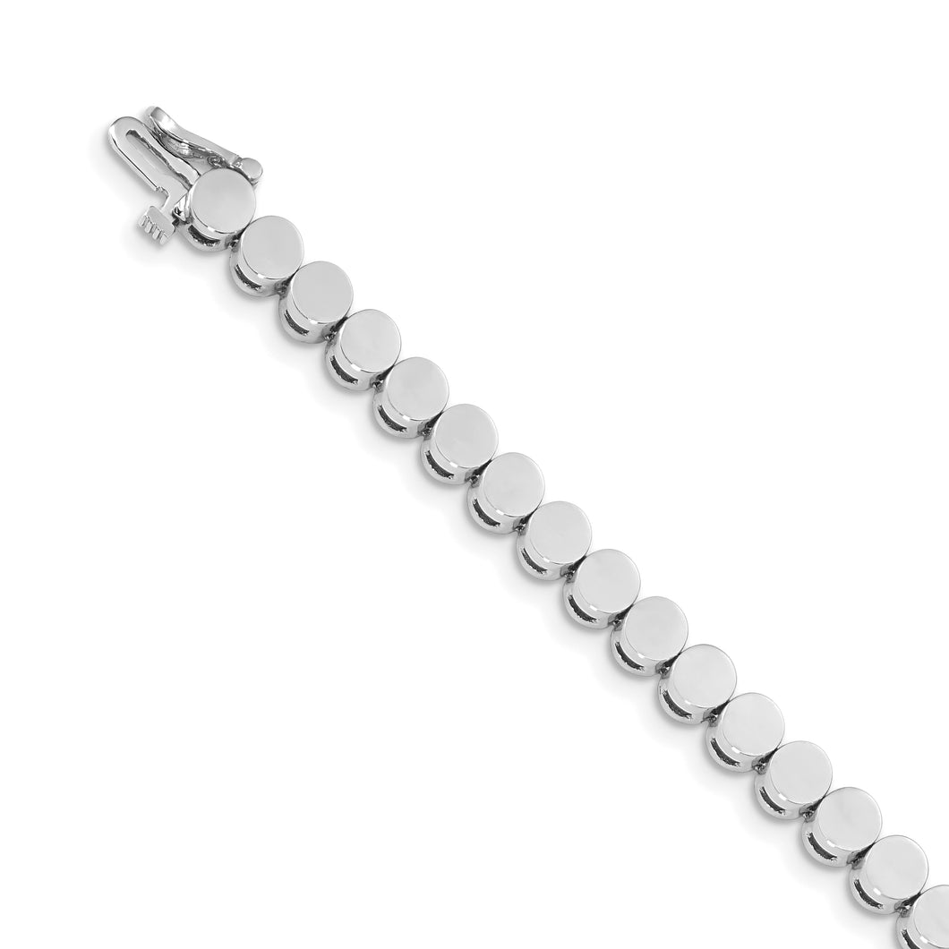 14k WG Holds 33 Stones up to 4mm, Add-A-Diamond Bracelet