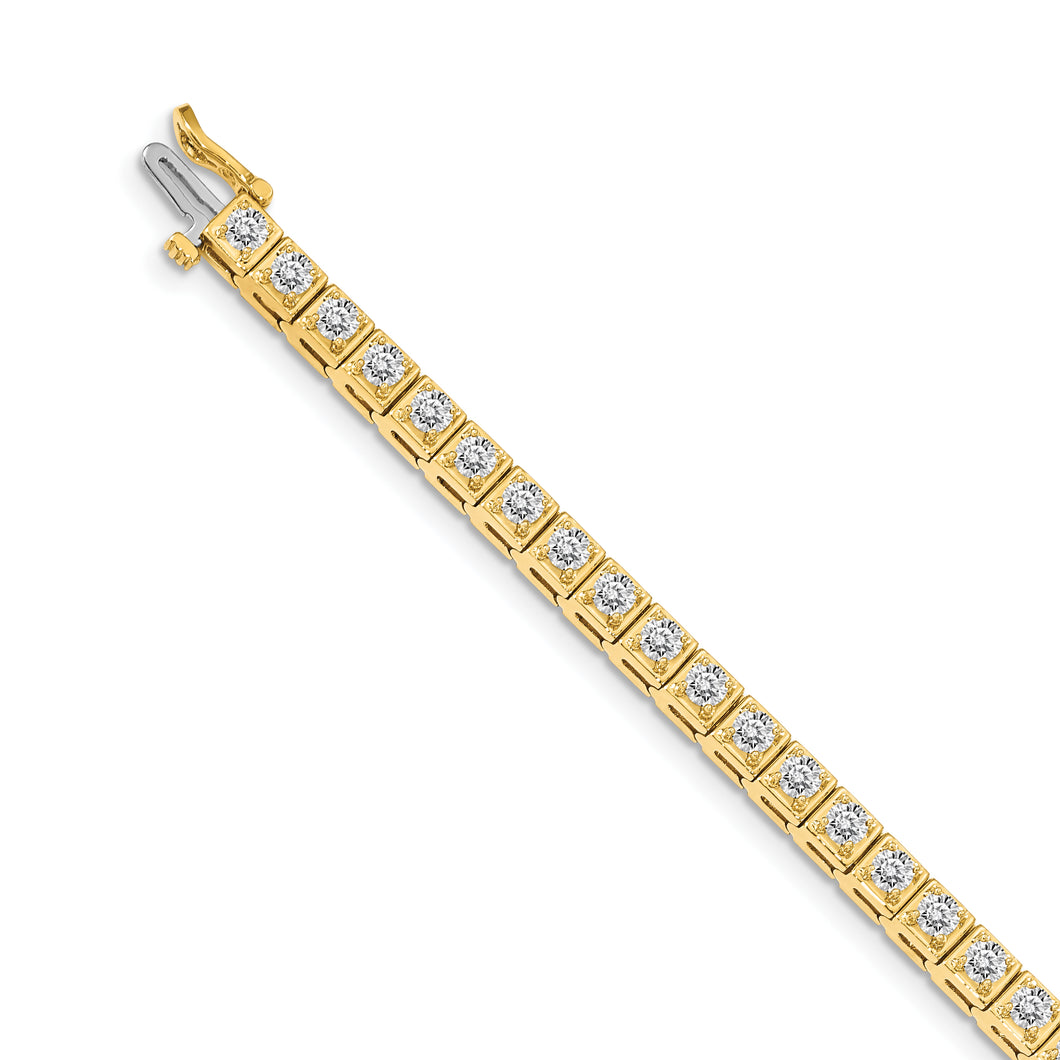 14k VS Diamond Tennis Bracelet