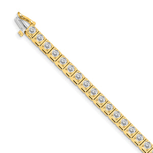 14k AAA Diamond Tennis Bracelet
