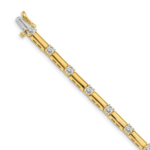 14k VS Diamond Tennis Bracelet