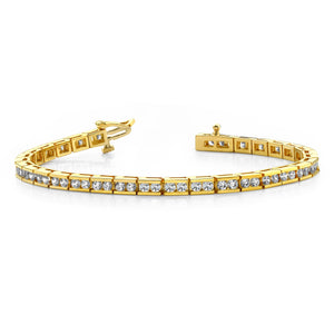 14k 2.7mm Diamond Tennis Bracelet Mounting
