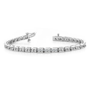 14k White Gold VS Diamond tennis bracelet