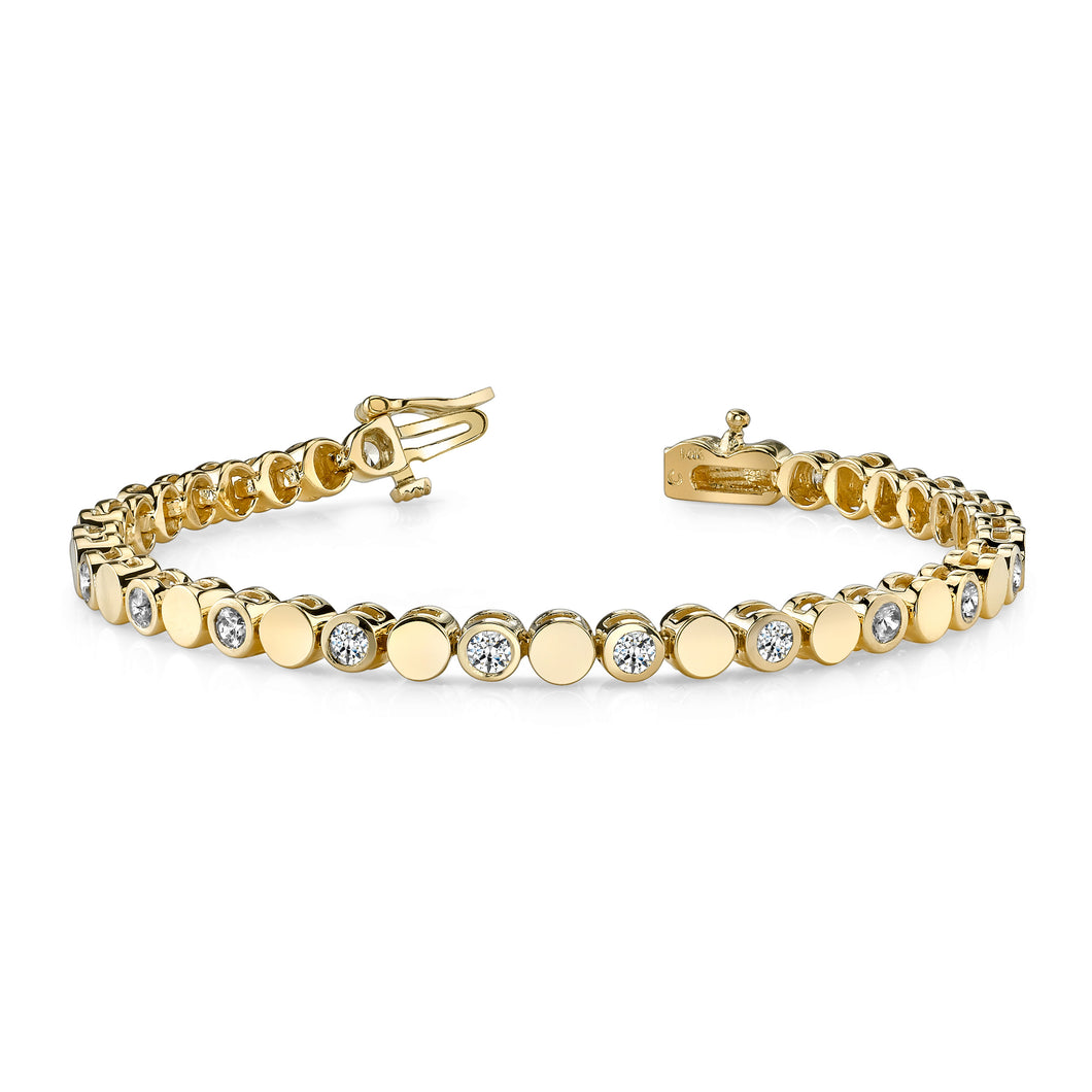 14k VS Diamond tennis bracelet